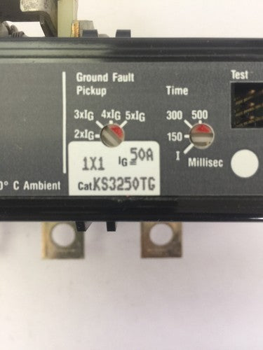 WESTINGHOUSE KS3250TG ELECTRONIC GROUND FAULT TRIP A1X3PK AUX SWITCH 6642C15G011