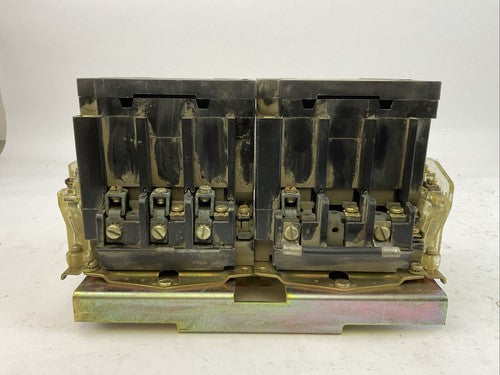 SQUARE D 8702SD02 REVERSING CONTACTOR SER A 600V 25HP 31063-409-38 COIL 120V 60H4