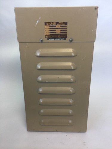 MICRON CVCN1K5KB1519W POWER CONDITIONER 1.5KVA VOLTS PRI. 95-130/190-260 VOLTS 0