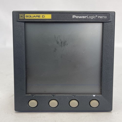 SQUARE D PM710 CA POWER LOGIC METER DISPLAY 100-415VAC 5VA 50/60HZ 125-250VDC 3W0