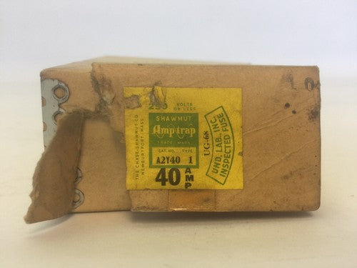 SHAWMUT A2Y40 CURRENT LIMITING FUSE 40AMP 250VAC (LOT OF 10)0