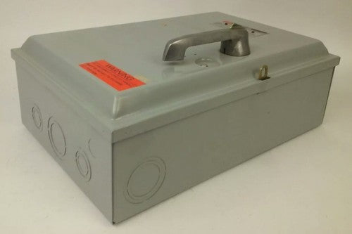 FPE 1132R FUSIBLE HEAVY DUTY SAFETY SWITCH 3P, 100A, 240VAC, 4 WIRE, 30HP8