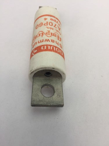 GOULD SHAWMUT AMPTRAP A70P60 FUSE 60AMP 700VAC TYPE 45