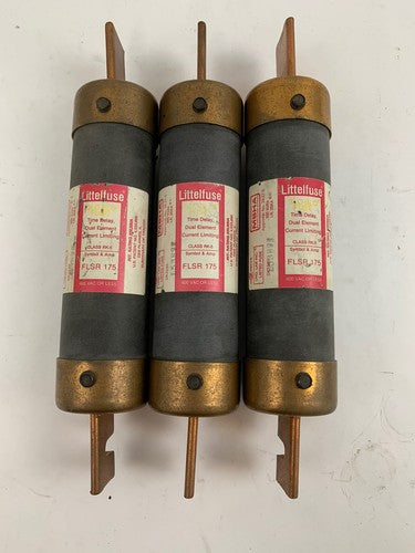 Littelfuse Slo-Blo FLSR175 175A 600V Class RK5 Fuse "Lot of 3"0