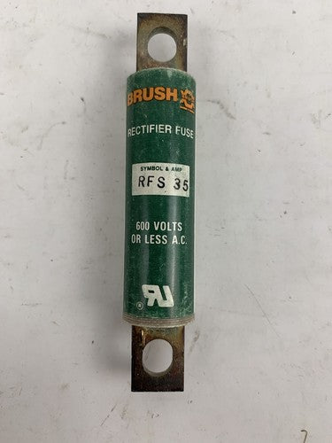 Brush RFS35 35A 600V Rectifier Fuse “Lot of 6”1