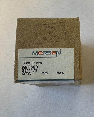 FERRAZ SHAWMUT A6T300 FUSE  300AMP 600VAC 300VDC1