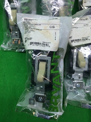 *LOT OF 6* BRYANT CS 120-BI AC SWITCH 20AMP0