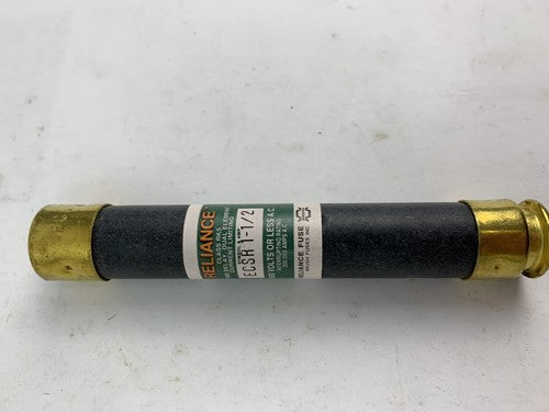Brush Reliance Time-Delay Dual-Element ECSR1-1/2 1 1/2A 600V Fuse "Lot of 10"2