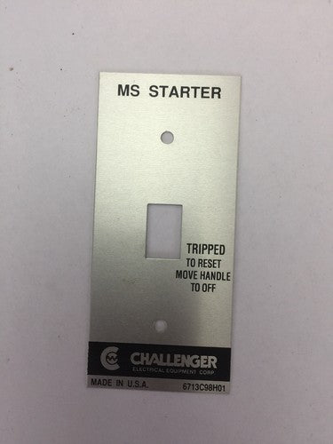 CHALLENGER 4003T02SN MANUAL STARTER 115-230V 1HP4