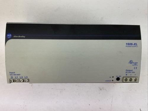ALLEN BRADLEY 1606-XL960E-3 POWER SUPPLY OUTPUT 24-28VDC 40A INPUT 400-500VAC0