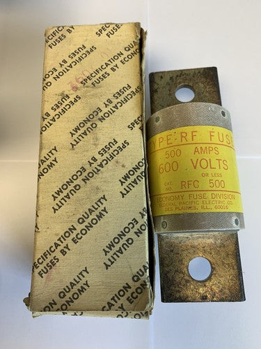 Federal Pacific/Economy Fuse RFC500 500A 600V Fuse0