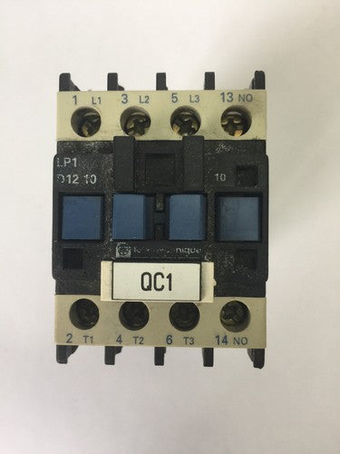 TELEMECANIQUE LP1D1210 CONTACTOR 600VAC 10HP 25A 3PH COIL 24VDC0