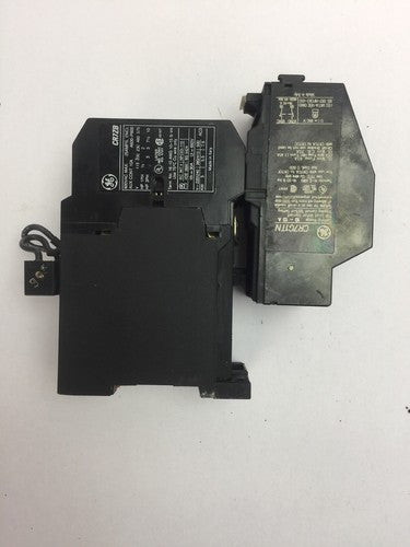 GE STARTER CR7ZB CONTACTOR 600VAC 25A 10HP COIL 24V CR7G1TN RELAY 10-13A  7