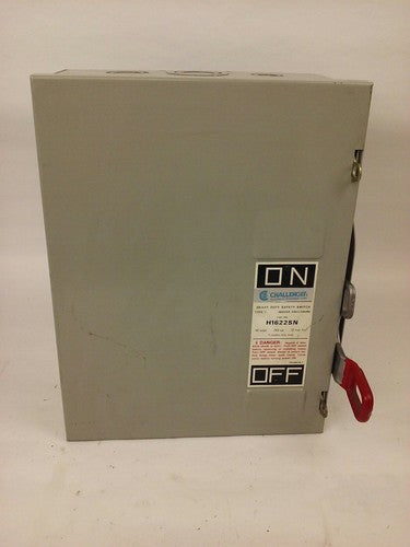 CHALLENGER H1622SN, H.D. SAFETY SWITCH, TYPE 1 INDOOR, 60A, 240V, FUSIBLE, NEW0
