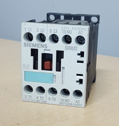 SIEMENS 50/60HZ 230V CONTACTOR 3RT1016-1AP01 1042620