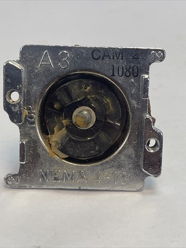 CUTLER HAMMER 10250T3032 SELECTOR SWITCH 3 POS. SPR. RET. NEMA 4-13 LEVER VERT7