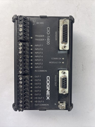 COGNEX CIO-1400 OUTPUT EXPANSION MODULE REV B INPUT 24VDC0