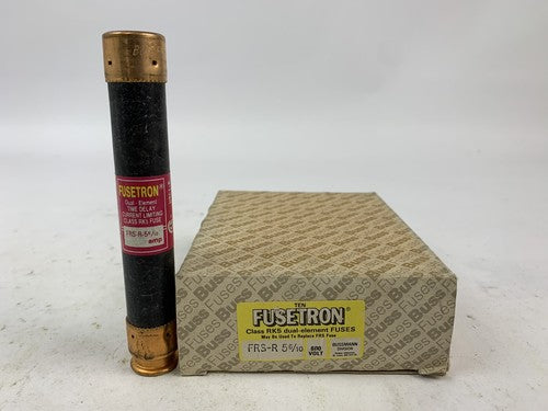 Bussmann Fusetron Dual-Element FRS-R-5 6/10 5 610A 600V Fuse "Lot of 10"0