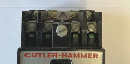 CUTLER HAMMER D23MR80A 120V 60CY TYPE M RELAY8
