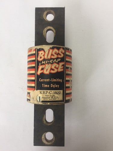 BUSS KRP-C 1600 HI-CAP FUSE CURRENT-LIMITING TIME DELAY 600 VAC 1600 AMP0