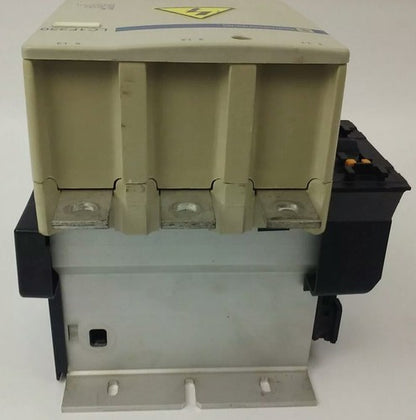 TELEMECANIQUE LC1F330 CONTACTOR, 3PH, 600V, 370A, 250HP, W/ 24V 40/400HZ  COIL8