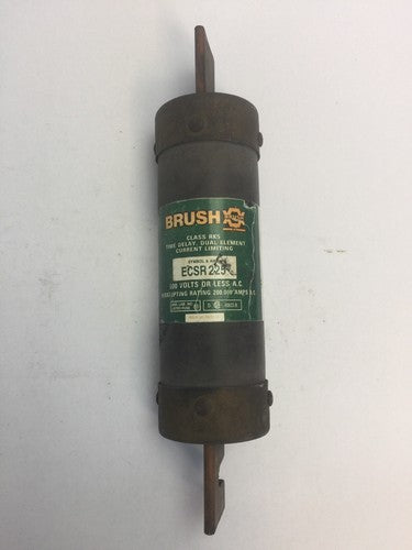 BRUSH ECSR2250 TIME DELAY DUAL ELEMENT CURRENT LIMITING FUSE 225AMP 600VAC CLASS0