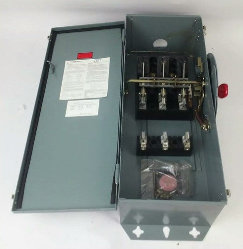 CHALLENGER RHD323SNC FUSIBLE SAFETY SWITCH 3PH 100A 240V 30HP TYPE 3R RAINPROOF3