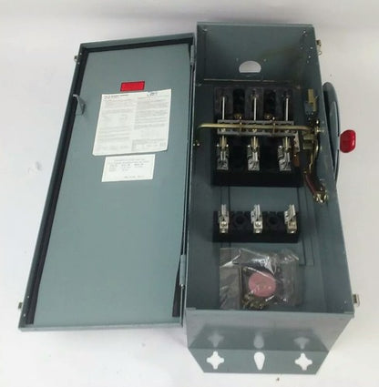 CHALLENGER RHD323SNC FUSIBLE SAFETY SWITCH 3PH 100A 240V 30HP TYPE 3R RAINPROOF3