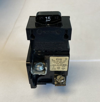 ITE Pushmatic P115 1 Pole 15A 240VAC Circuit Braker "Lot of 2"1