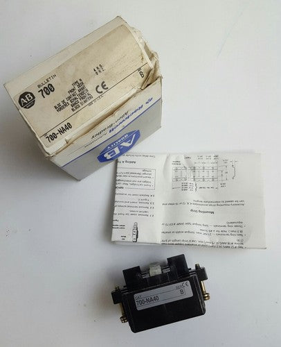 NEW ALLEN BRADLEY CONTACT CARTRIDGE VV-42 CAT 700-NA40 SER B, 700NA40, NEW0