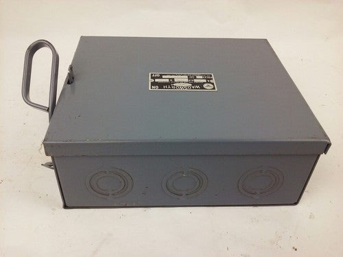 WADSWORTH 8963R ENCLOSED SAFETY SWITCH, 60A, 240V, 3P, HORSE POWER 15-30, NEW7