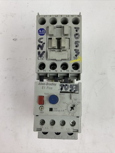 ALLEN BRADLEY STARTER (100-C12D*10 COIL 24VDC + 193-EECB 1.0-5.0A)0