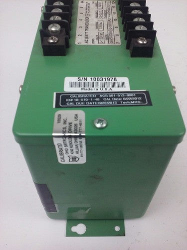OHIO SEMITRONIC, GW5-004E AC WATT TRANDUCER, 3PH, 3W, TWO ELEMENT, 0-150V, 0-5A3