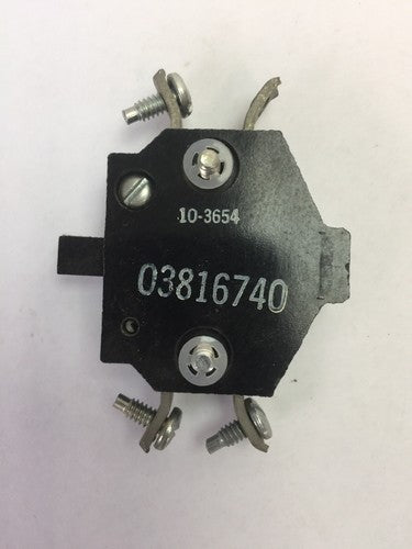 CUTLER HAMMER 10-3654 AUXILIARY CONTACT 3AMP 600VAC 0