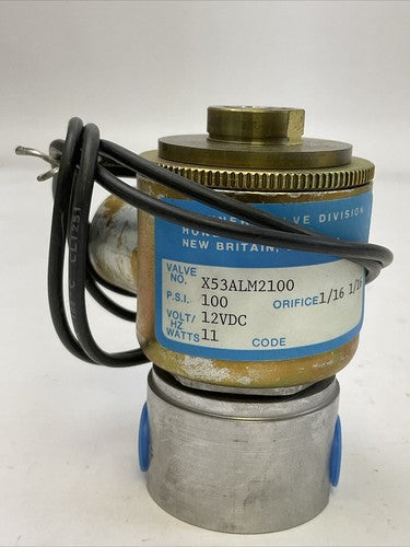 HONEYWELL X53ALM2100 SKINNER VALVE 100PSI 12VDC 11W0
