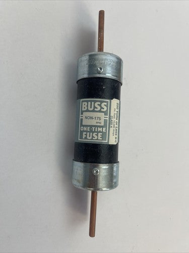 BUSS NON-175 ONE-TIME FUSE 175AMPS 250VAC (LOT OF 3)0