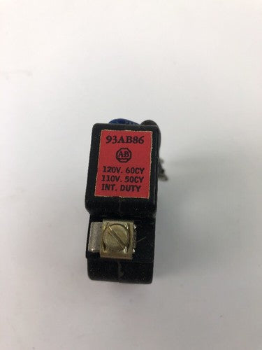 ALLEN BRADLEY 93AB86 COIL 120 V 60 CY 110 V 50 CY INT.DUTY4