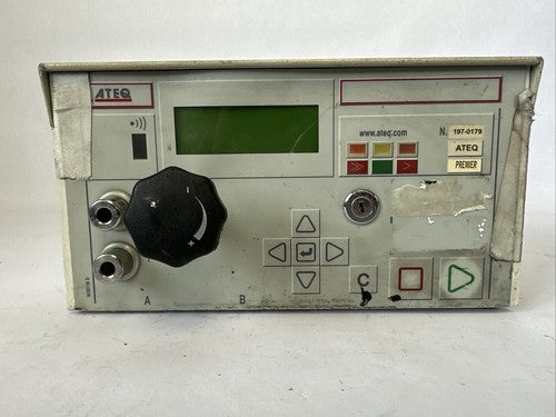 ATEQ 197-0179 LEAK TESTER 24VDC NO POWER CORD NO KEY G5200