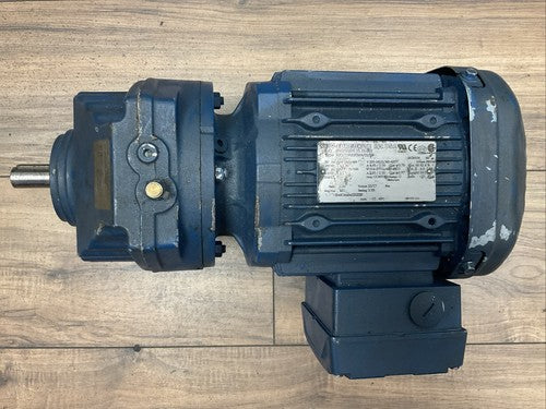 SEW EURODRIVE RX57DRE90M4/IS/TF GEARMOTOR 254/277V 1735/596RPM RATIO 2.91 1.50HP0