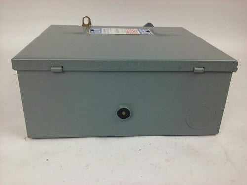 CHALLENGER GD222SN, SAFETY SWITCH, 60A, 240V, SINGLE PHASE FUSIBLE, 10 H.P. NEW 8