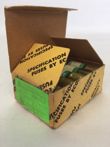 ECONOMY LENR 2-8/10 ECON-LIMITER CLASS RK5 FUSE 250VAC 2-8/10AMP (BOX OF 10)0