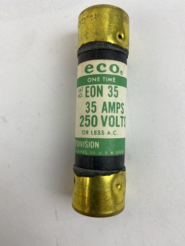 Economy Fuse EON35 35A 250V Fuse "Lot of 9"2
