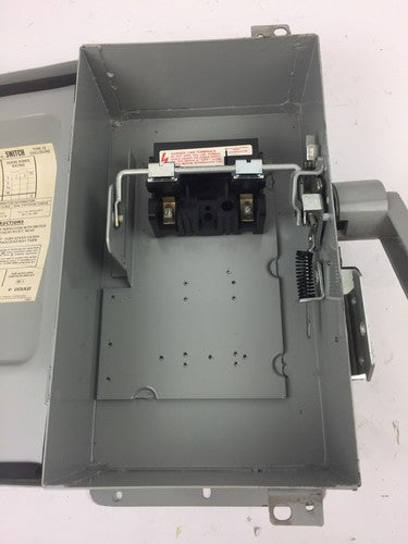 GOULD ITE NF251H VACU-BREAK SWITCH W/CLAMPMATIC CONTACTS 600 VAC 30 AMP 1 PHASE6