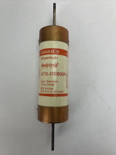 GOULD SHAWMUT ATS-DE600R AMP-TRAP DUAL ELEMENT TIME DELAY FUSE 600VAC 600AMP0