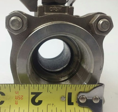 SWAGELOCK SS-67PF24 BALL VALVE 1500 PSI@100F, 103 BAR@38C, 450F@ 500PSI, 1.25in5
