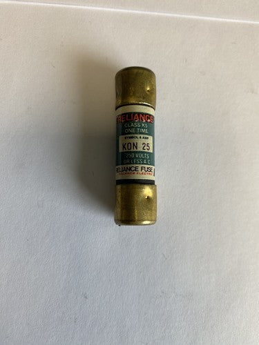 Reliance KON25 25A 250V Fuse "Lot of 5"1