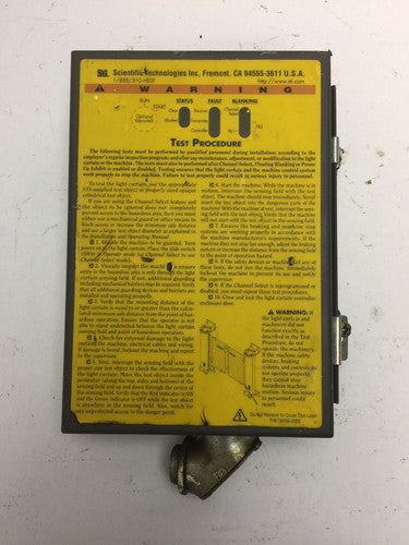 STI LCC-FB-AC1-U LIGHT CURTAIN CONTROLLER 115 VAC 0