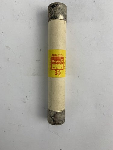 Gould Shawmut Amp-trap A6Y3 Type 1 3A 600V Fuse "Lot of 10"1