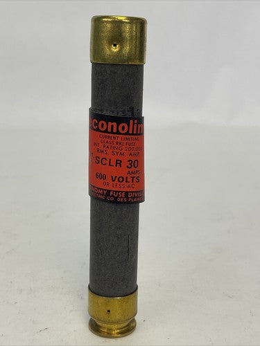 ECONOMY ECONOLIM SCLR30 CURRENT LIMITING CLASS RK1 FUSE 600VAC 30AMP (LOT OF 10)1