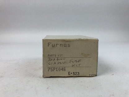 FURNAS 75P1046 FUSE PARTS KIT (30A--600V)(60A--25V) 75P1046, NEW (QTY:9 PER BOX)0